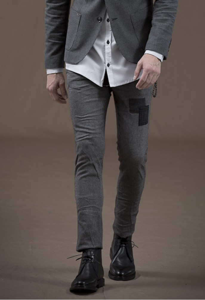 Skinny trouser in grey 