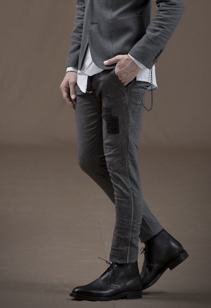 Skinny trouser in grey 